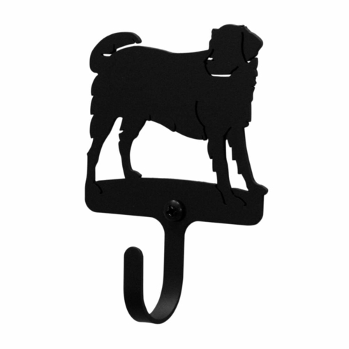 Wrought Iron Dog Wall Hook Decorative Small