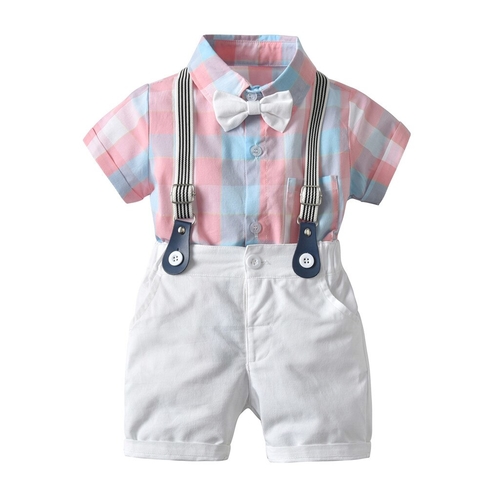 Toddler Baby Boy Kids Gentleman Summer Sling Cute