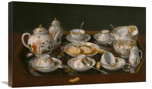 Global Gallery GCS-454996-30-142 30 in. Still Life - Tea Set Art Print