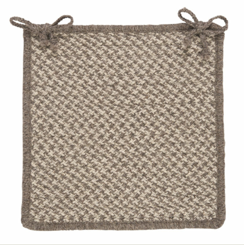 Colonial Mills HD32A015X015S Natural Wool Houndstooth - Latte Chair Pa