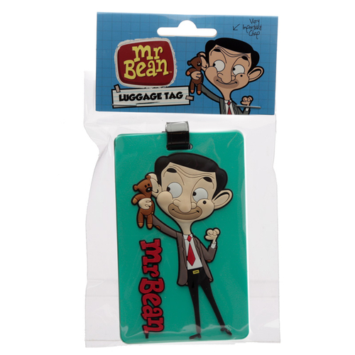 Fun Novelty Mr Bean PVC Luggage Tag