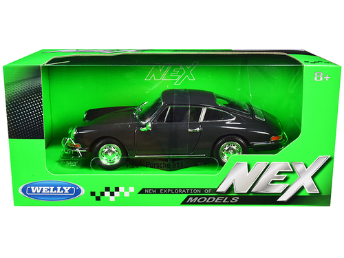 Porsche 911 Dark Gray \NEX Models\" 1/24 Diecast Model Car by Welly"