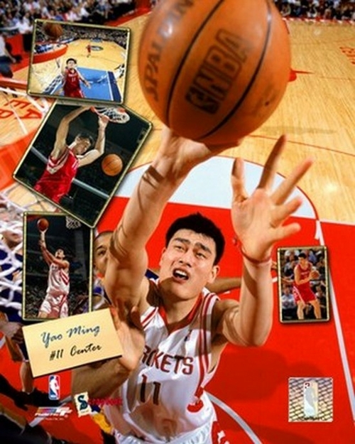 Yao Ming - 2005 Scrapbook Sports Photo - 8 x 10