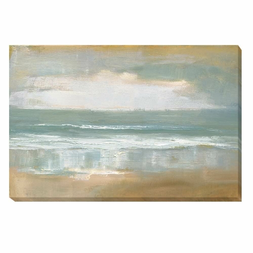 Shoreline by Caroline Gold Custom Gallery-Wrapped Canvas Giclee Art - 