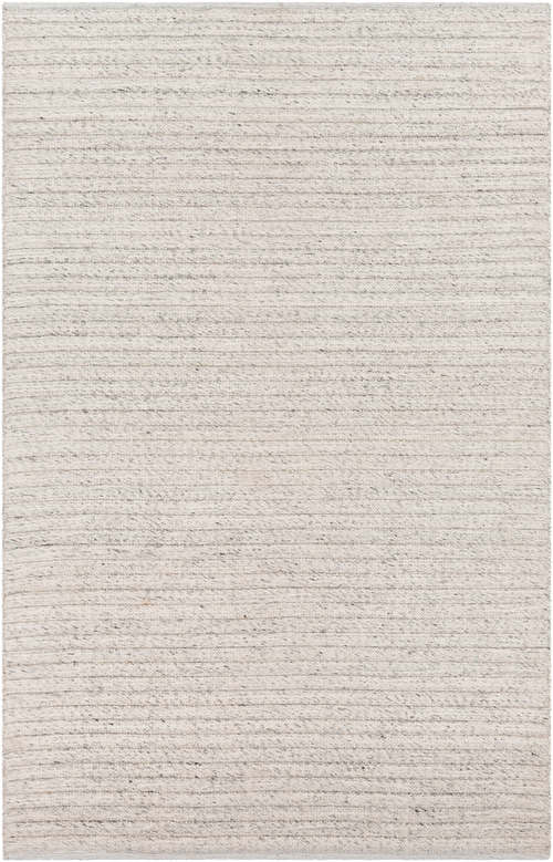 Surya TDA1001-810 8 x 10 ft. Tundra Area Rug, White, Medium Gr