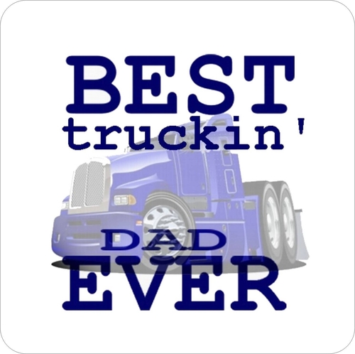 3 Inch Cloth Patch Best Trucking Dad Ever