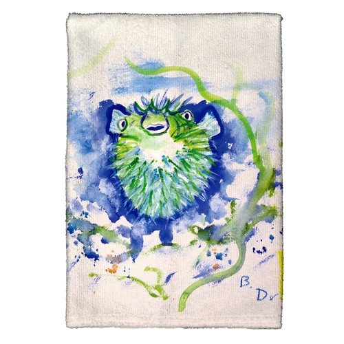 Betsy Drake KT541 Spiny Puffer Kitchen Towel