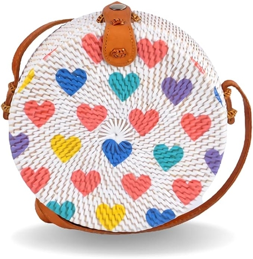 Handbags Women Handwoven Bag with Leather Strap Crossbody Bag