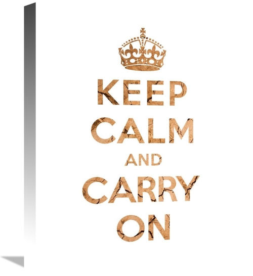 Global Gallery GCS-371972-1620-142 16 x 20 in. Keep Calm & Carry on - 