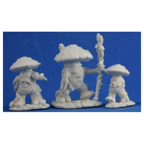 Reaper REM77345 Mushroom Men Bones Miniature - 3 Count