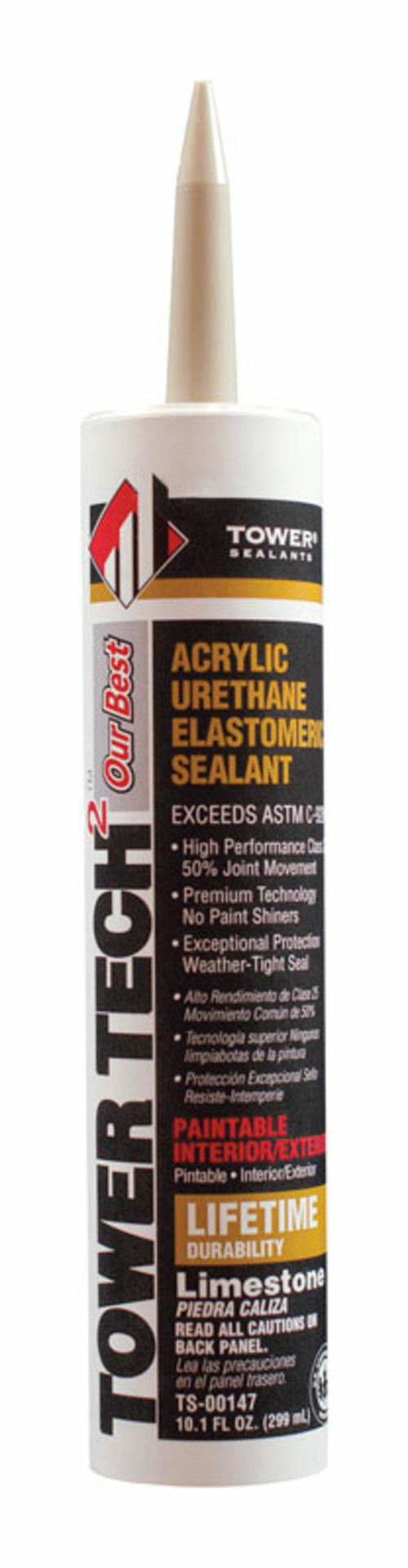 Tower Sealants 1801067 Tower Tech 2 Limestone Acrylic Urethane Sealant