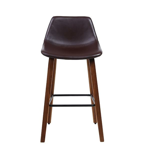 2 Pcs Divine Bar Chair Brown