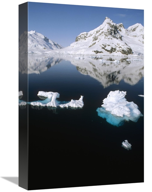 Global Gallery GCS-451349-1218-142 12 x 18 in. Ice Floe & Mountains