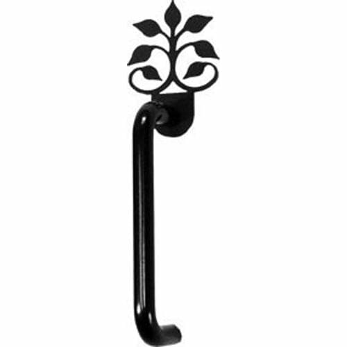 Wrought Iron Leaf Fan Cabinet Vertical Door Handle