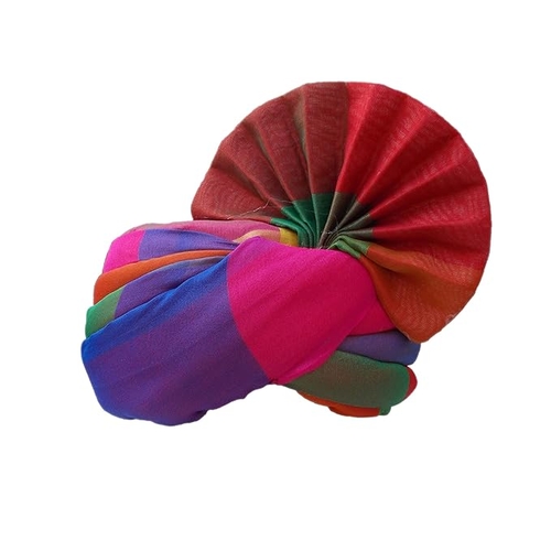 Men's Multi Colour Fabric Turban Pagdi/Pagri for Marriage,