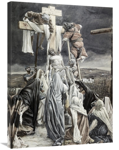 Global Gallery GCS-282899-36-142 36 in. Descent From the Cross Art Pri