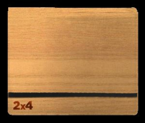 Legion Supplies LGNBN2X4D 2 x 4 Binder- Wood Grain