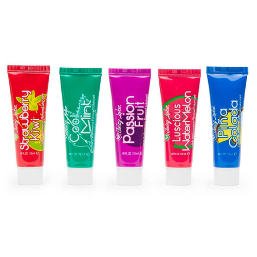 ID Juicy Lube - Assorted Flavors - 500 Pieces - 12 ml Tubes