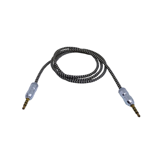 Metal AUX Cable With 3.5mm Metal Jack Male To