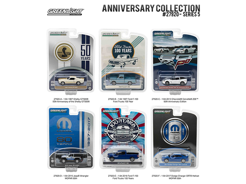 Anniversary Collection 50th Anniv Shelby / Corvette Z06 60th Anniv /
