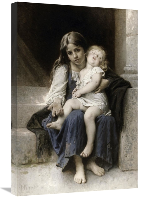 Global Gallery GCS-282658-30-142 30 in. Sisters Art Print - Leon Jean 