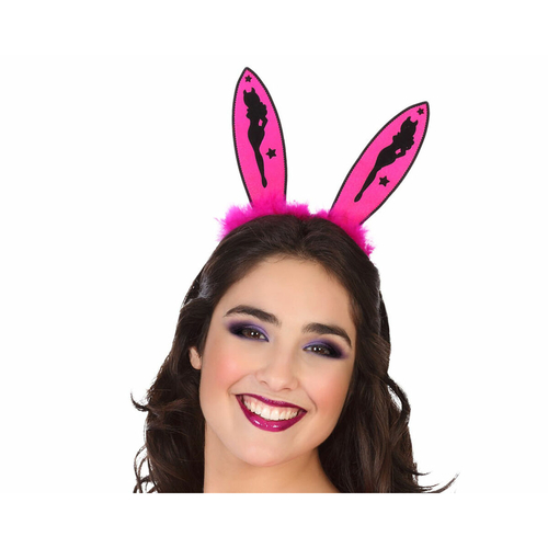 Headband Rabbit Fuchsia