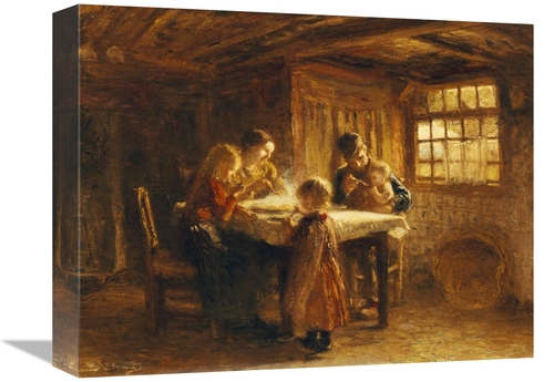 Global Gallery GCS-267752-16-142 16 in. The Family Meal Art Print - Be