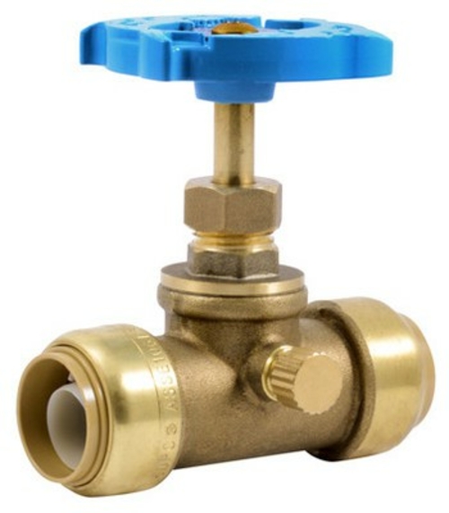 Sharkbite & Cash Acme 239575 0.75 in. Stop Valve & Drain