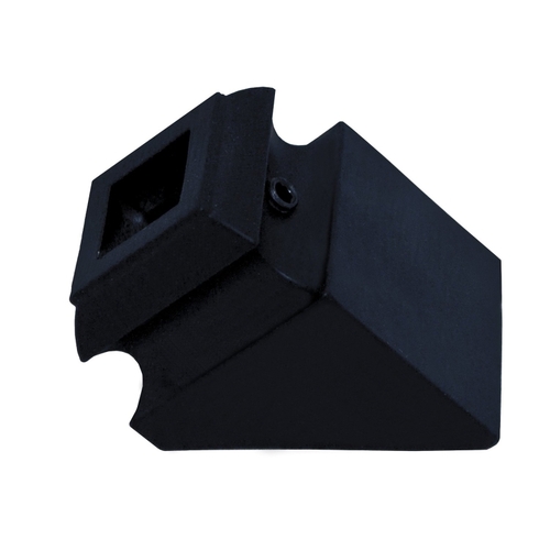 Aleko ShoeM1-UNB 0.5 in. M1 Black Metal Shoe for Balusters Stair Suppl