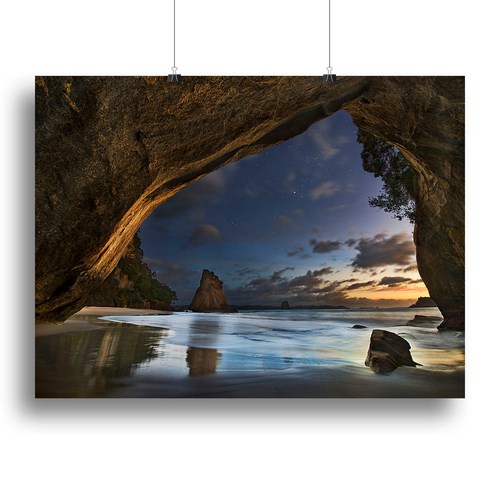 Cathedral Cove Canvas Print or Poster