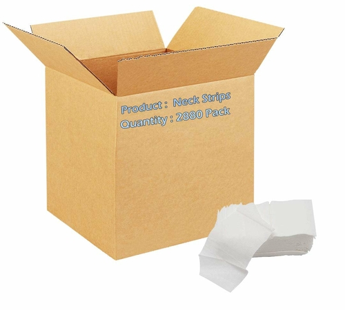 Dukal Neck Strips. Pack of 2880 Stretchable Neckbands for Hair,