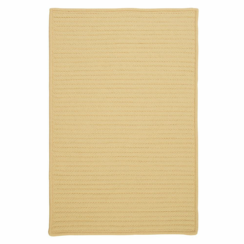 Colonial Mills Rug H833R084X108S Simply Home Solid - Pale Banana 7 ft.