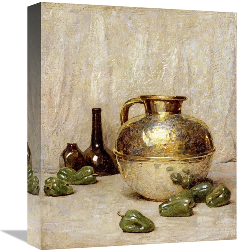 Global Gallery GCS-267820-16-142 16 in. Still Life with Green Peppers 