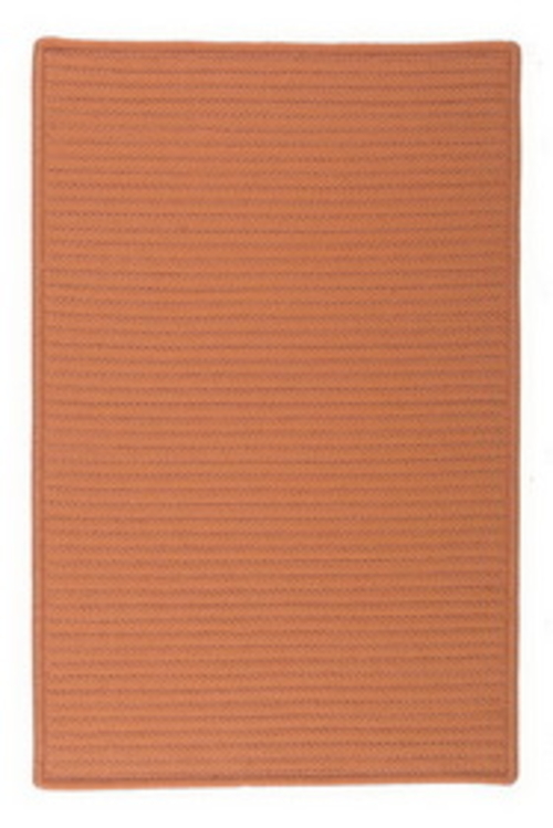 Colonial Mills Rug H073R048X072S Simply Home Solid - Rust 4 ft. x 6 ft