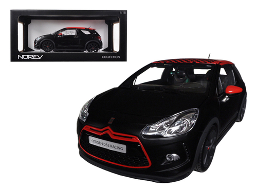 2012 Citroen DS3 Racing S.Loeb Matt Black 1/18 Diecast Car Model by