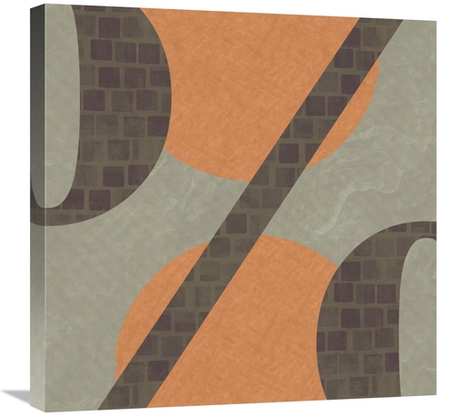 Global Gallery GCS-382243-2424-142 24 x 24 in. Type Collage - Stacked 