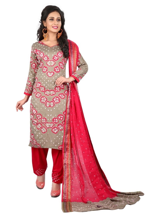 Generic Women's Satin Cotton Salwar Material