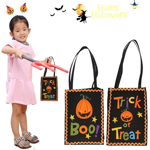 Halloween Pumpkin Gift Bag Child Candy Bags