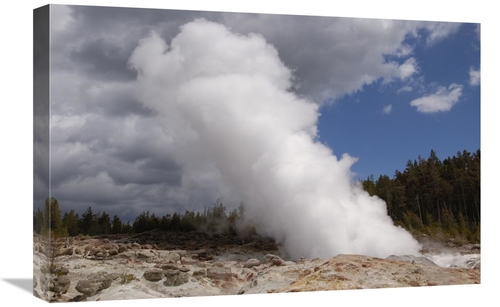 Global Gallery GCS-453111-1624-142 16 x 24 in. Steamboat Geyser Along 