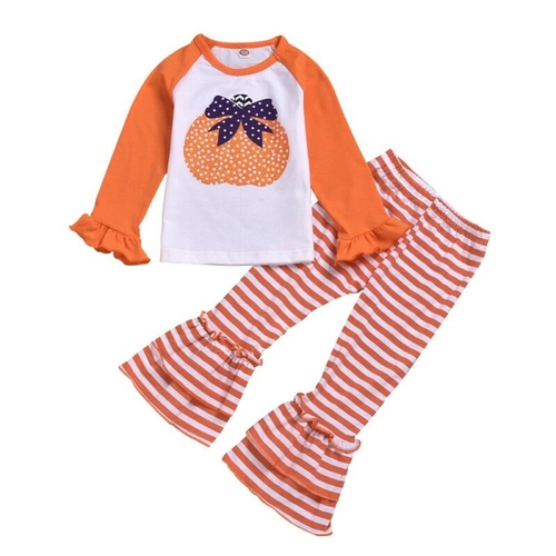 Halloween 2PCS Toddler Kids Baby Girl Outfits