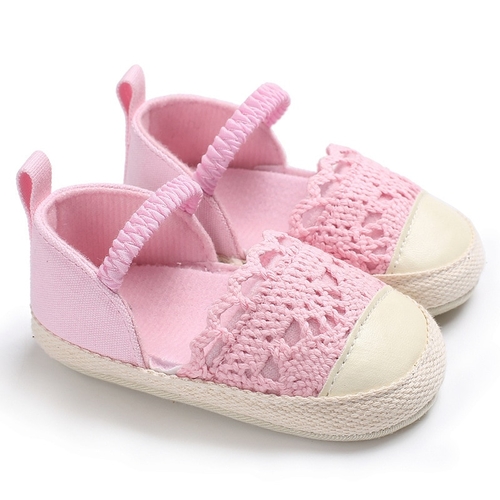 2019 Fashion Hollow Flax Newborn Baby Girls shoes