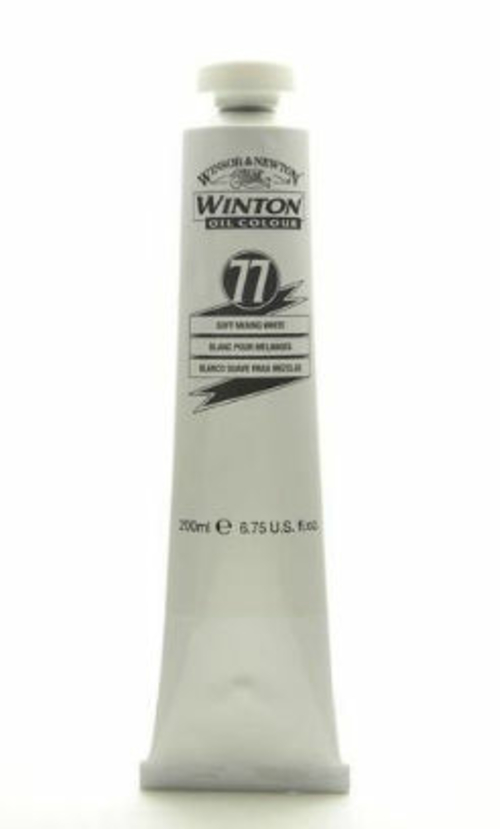 Winsor & Newton 1437415 200ml Winton Oil Color - Soft Mixing White