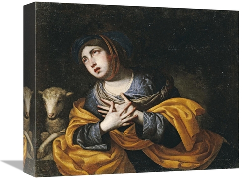 Global Gallery GCS-266180-16-142 16 in. Saint Agnes Art Print - Pacecc