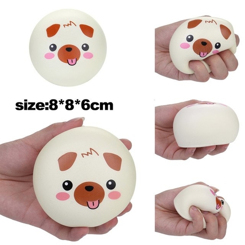 Cute Squish Anti-Stress 1PCS 8cm Squishies Pink