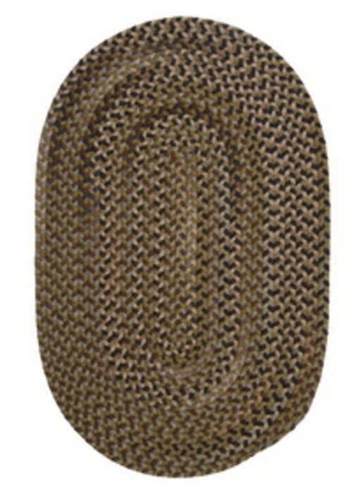 Colonial Mills Rug RU60R024X120 Rustica - Grecian Green 2 ft. x 10 ft.