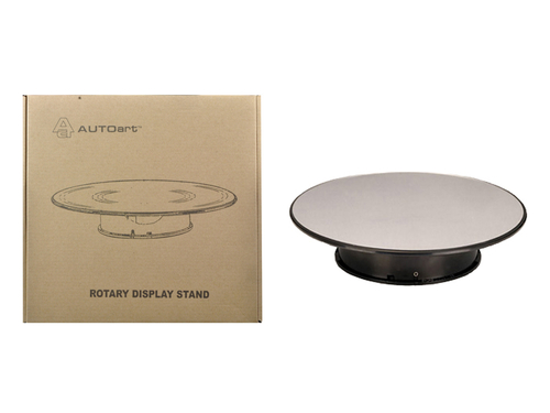 Rotary Display Stand Medium 1/18 Scale 10 Inches Wide With Mirror Top