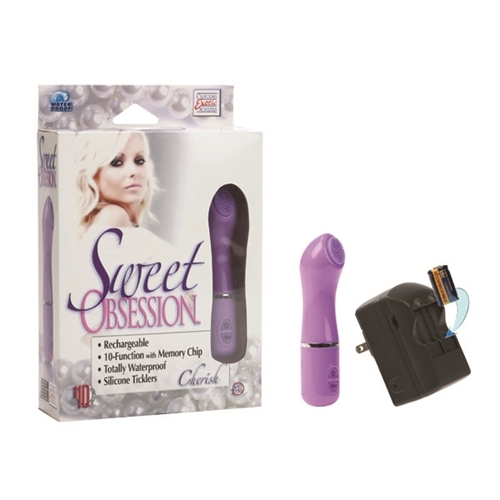Sweet Obsession Cherish Rechargeable Massager -  Purple