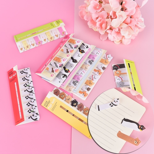 1PC Animal Girl Cute Kawaii Sticky Notes Memo Pad