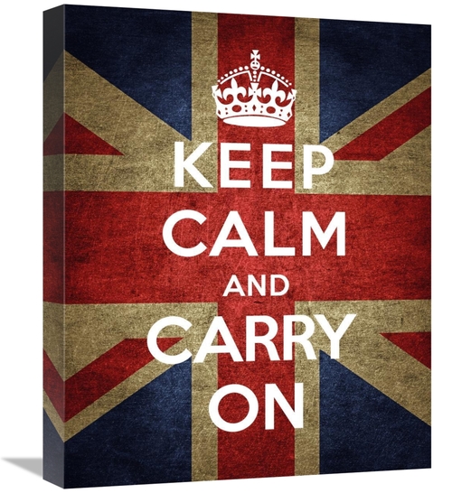 Global Gallery GCS-371977-1620-142 16 x 20 in. Keep Calm & Carry on - 