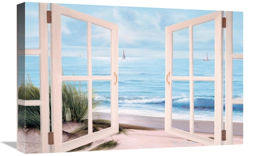 Global Gallery GCS-393953-1624-142 16 x 24 in. Sandpiper Beach Through